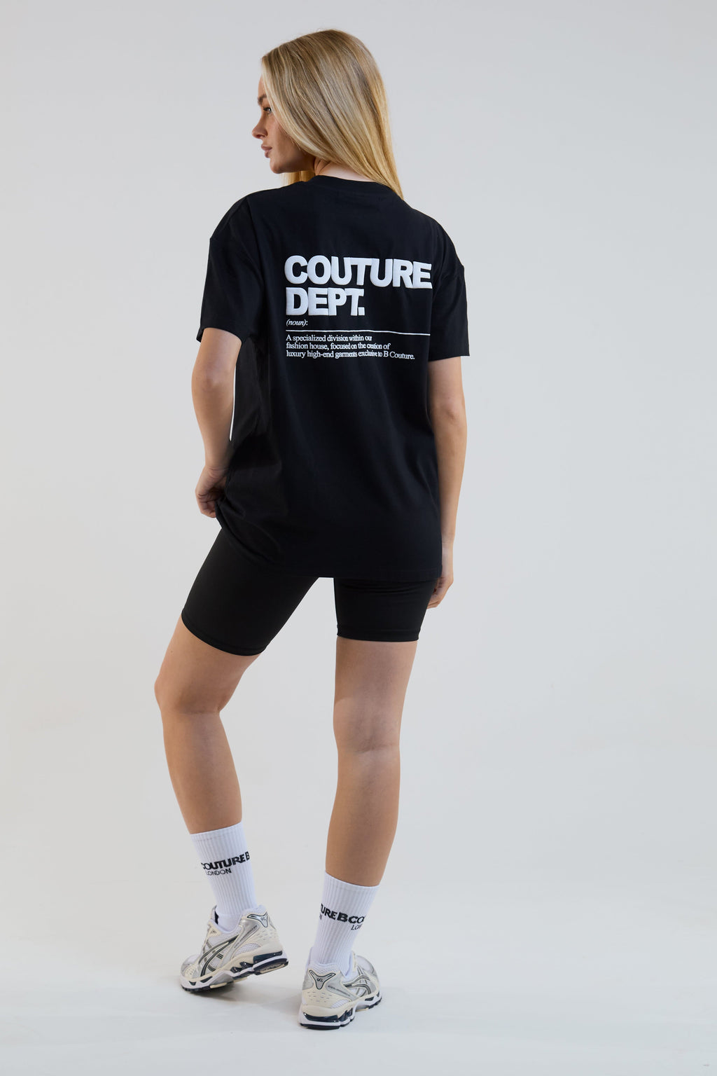 Shadow Cycling Shorts & T-Shirt Set - Black