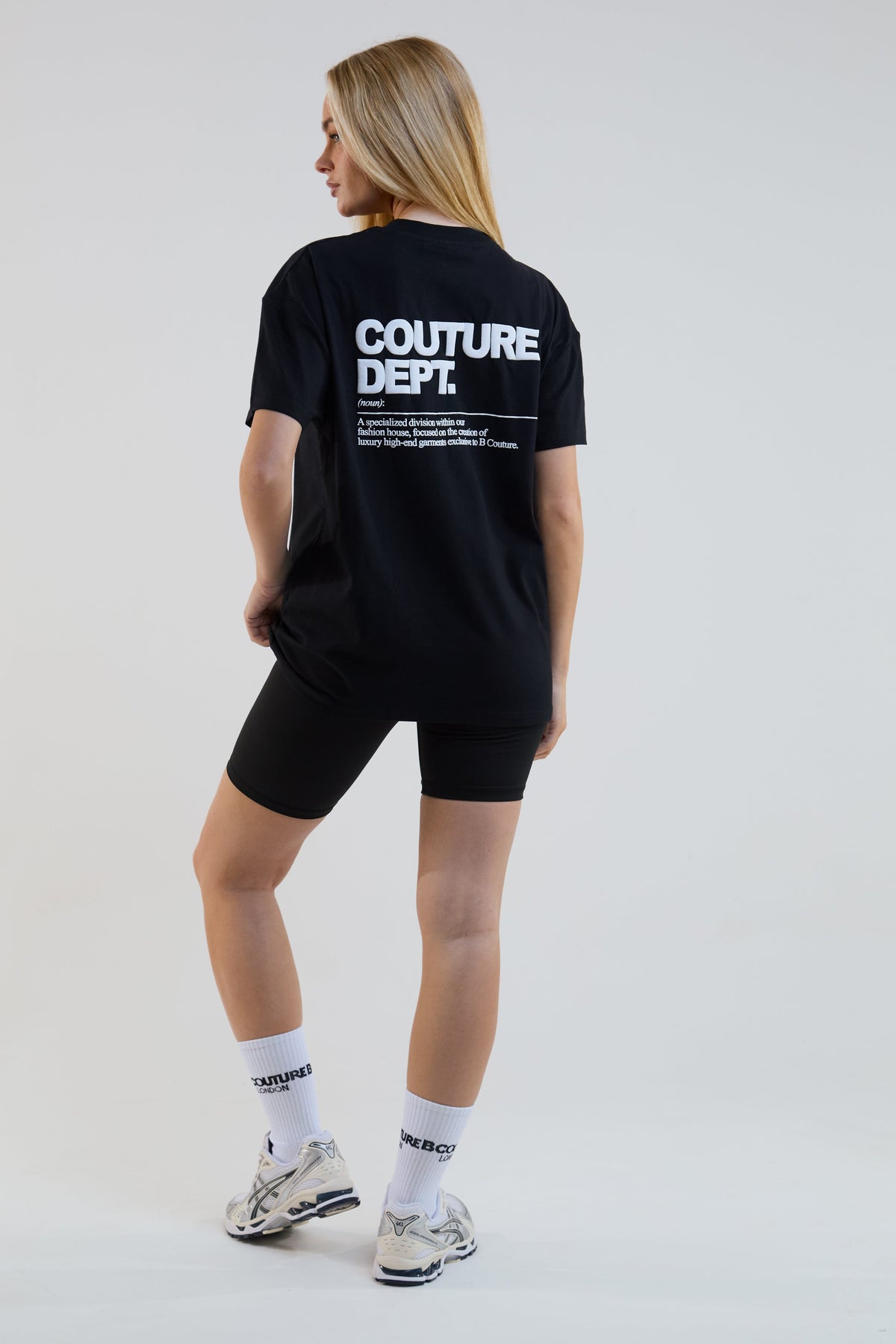 Shadow Cycling Shorts & T-Shirt Set - Black