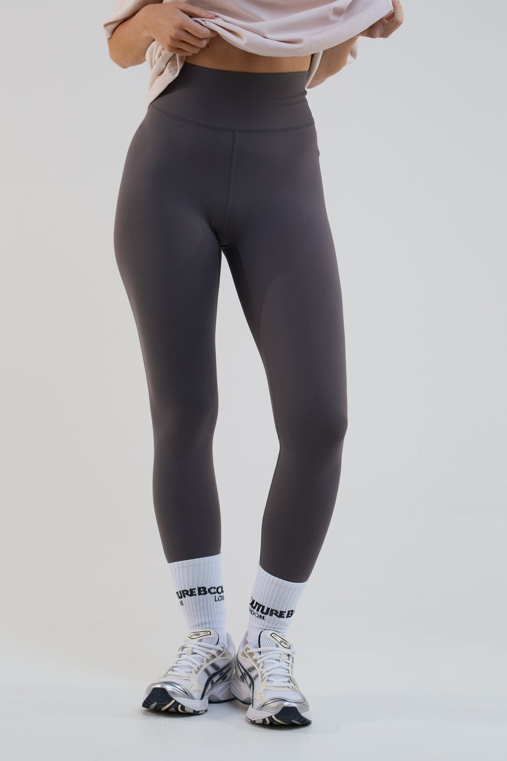 Echo High-Waisted Leggings - Charcoal