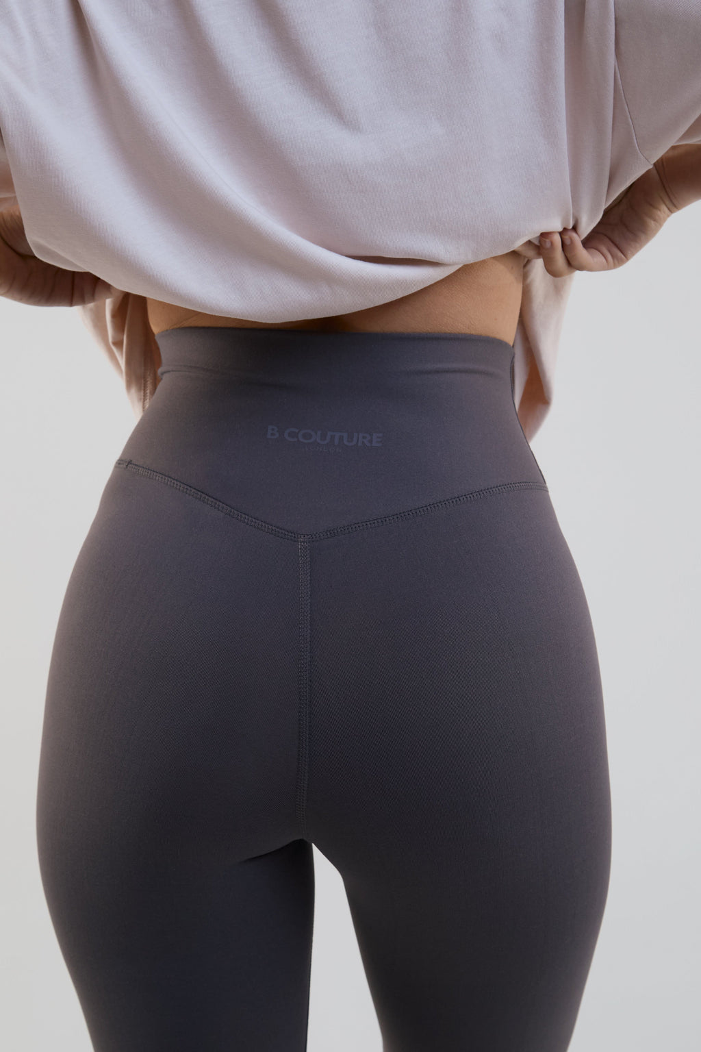 Echo High-Waisted Leggings - Charcoal