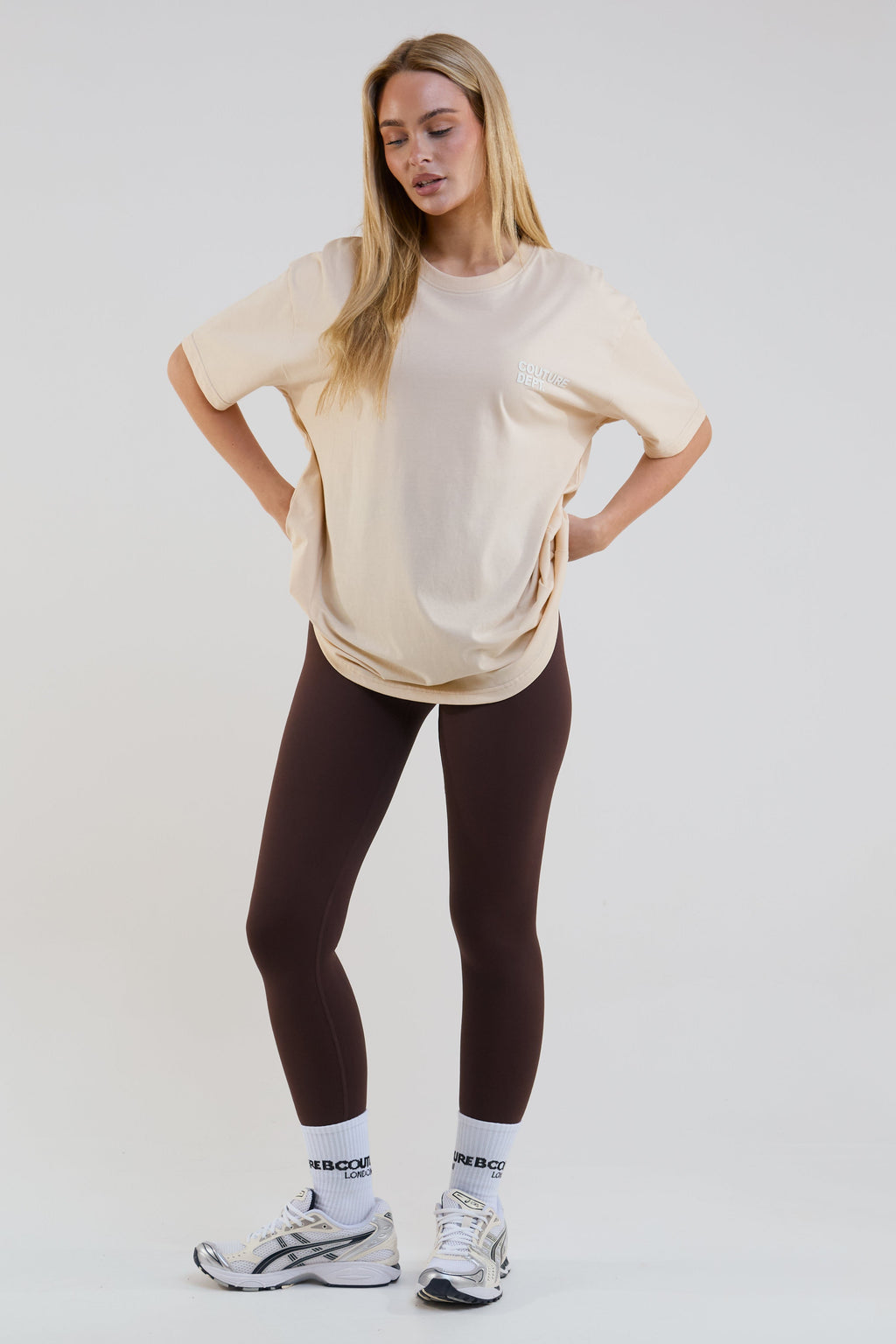 Echo High-Waisted Leggings - Coffee