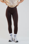 Echo High-Waisted Leggings - Coffee