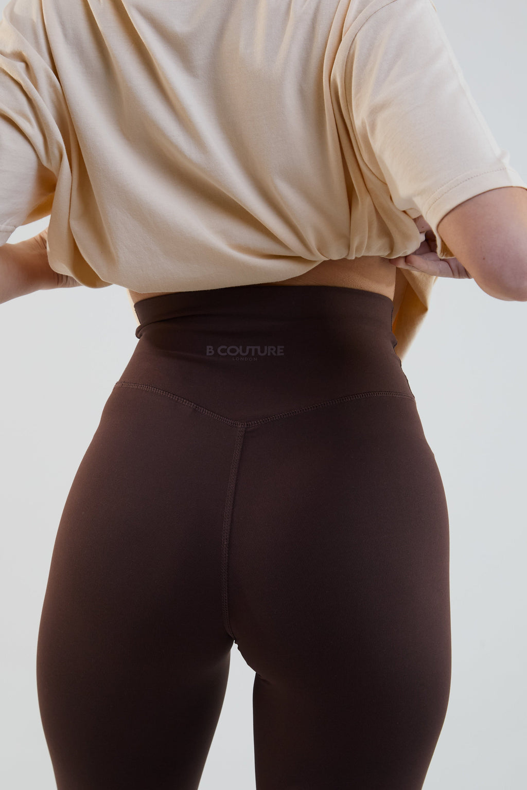 Echo High-Waisted Leggings - Coffee