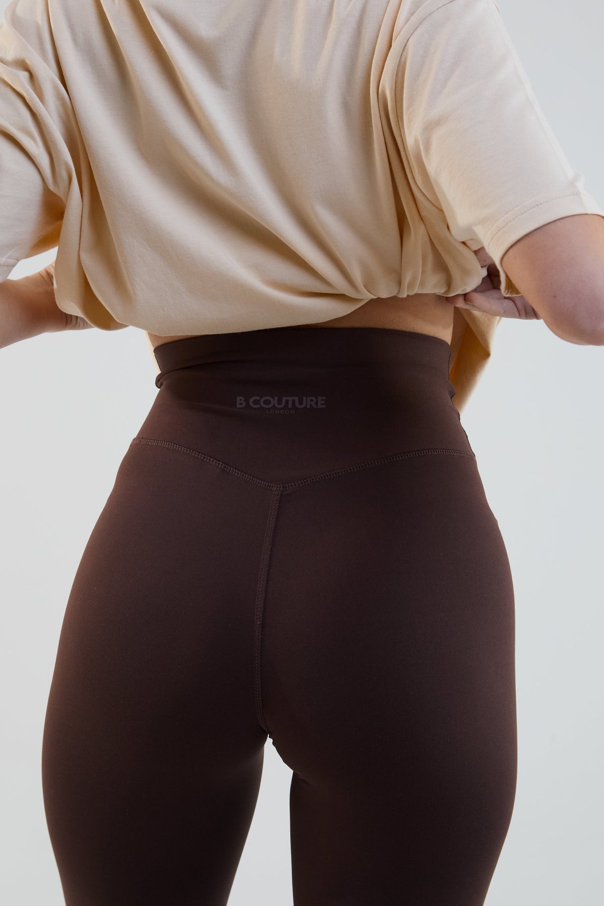 Echo High-Waisted Leggings - Coffee