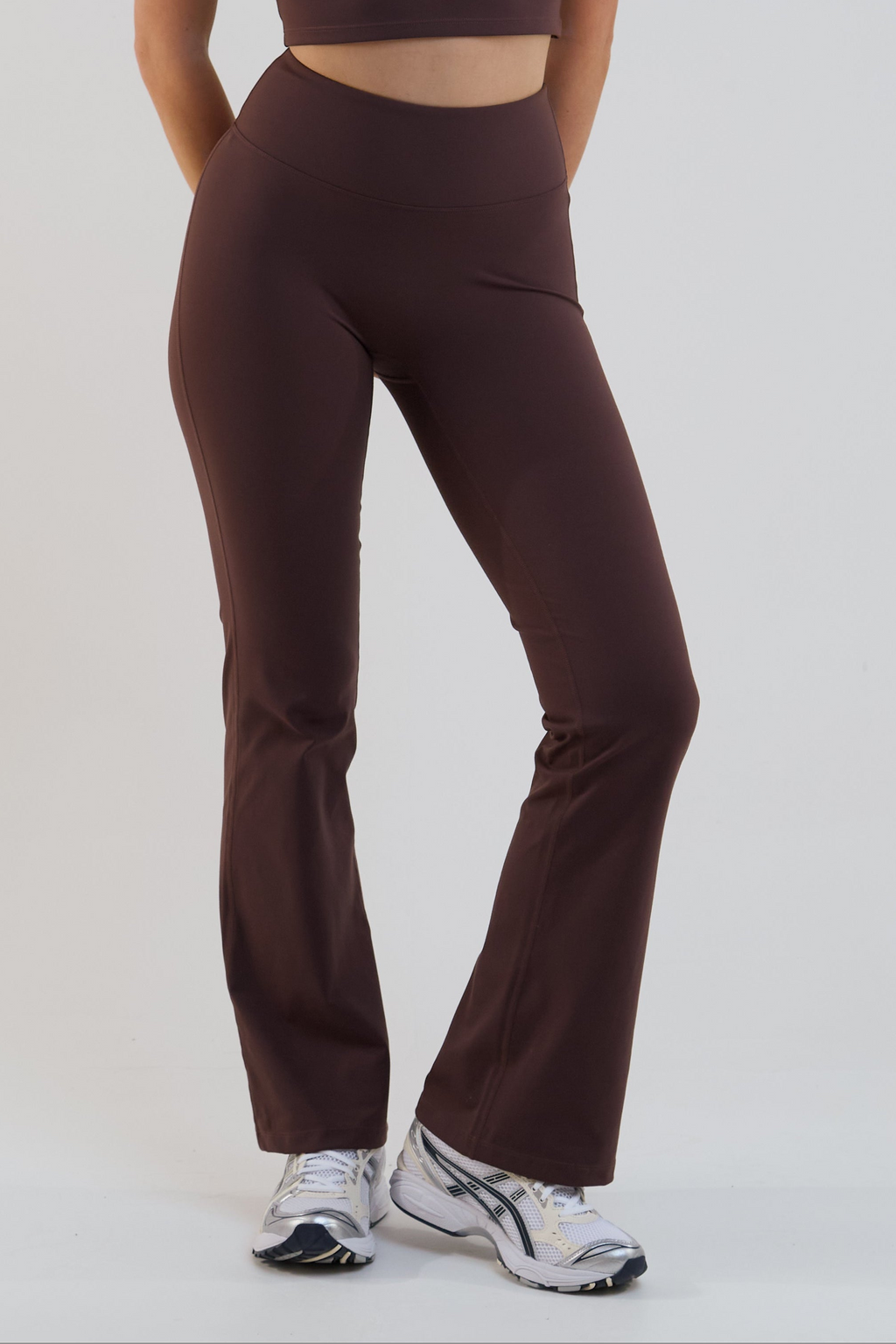 Kairo 3-Pack High-Waisted Flared Leggings - Black/Grey/Navy