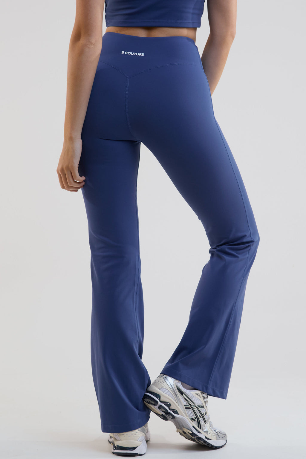 Kairo 3-Pack High-Waisted Flared Leggings - Black/Grey/Navy