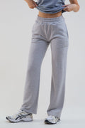 Storm Wide Leg Jogger - Grey Marl