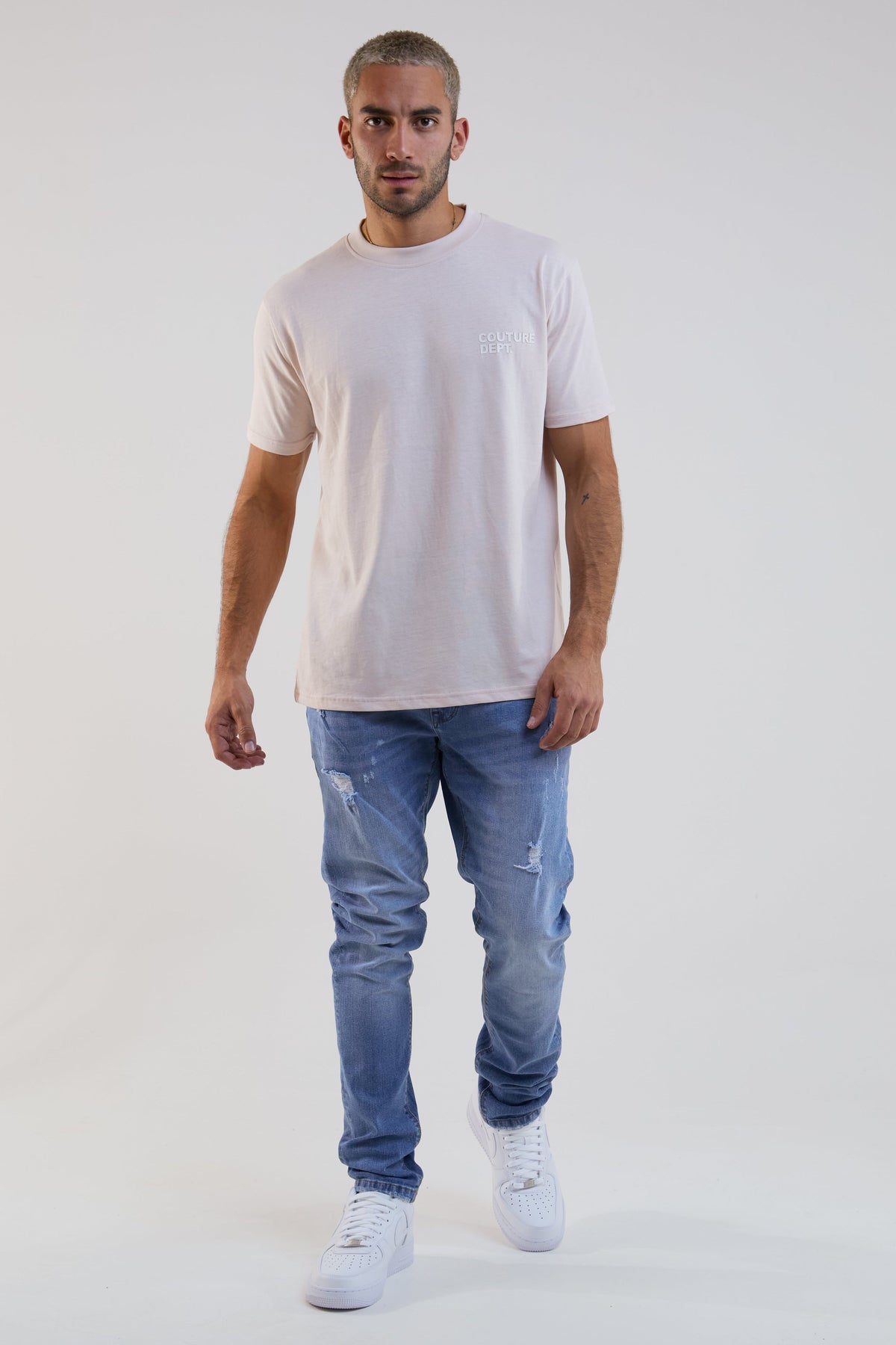 Legacy Taper Fit Stretch Denim Jeans - Light Blue