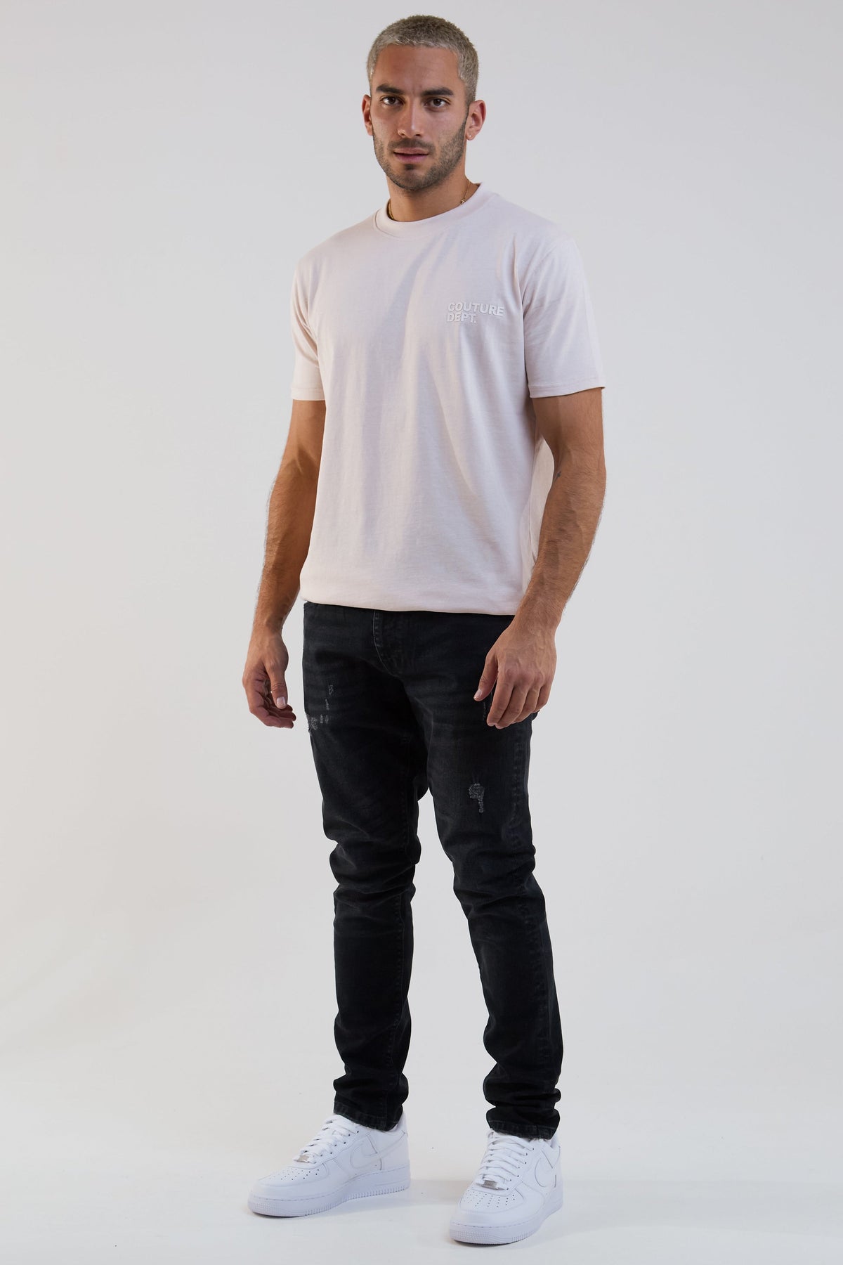 Legacy Taper Fit Stretch Denim Jeans - Black