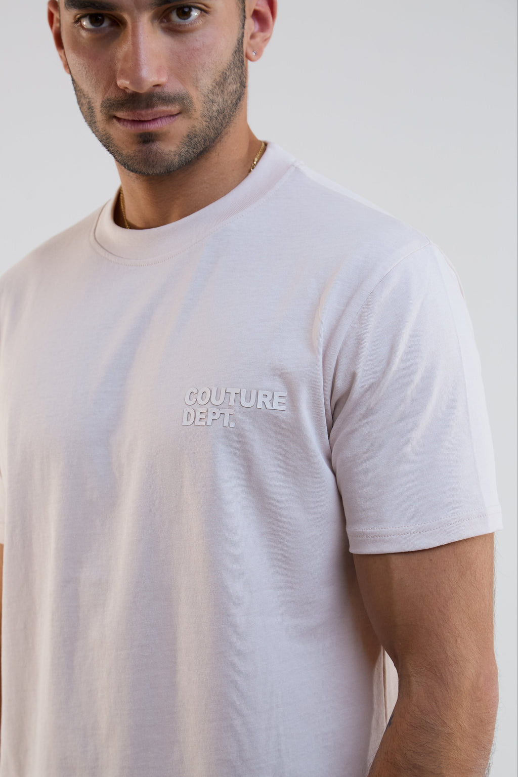 Redbridge Regular Fit Cotton T-Shirt - Stone