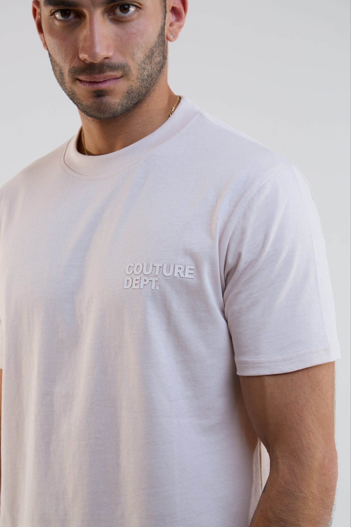Redbridge Regular Fit Cotton T-Shirt - Stone