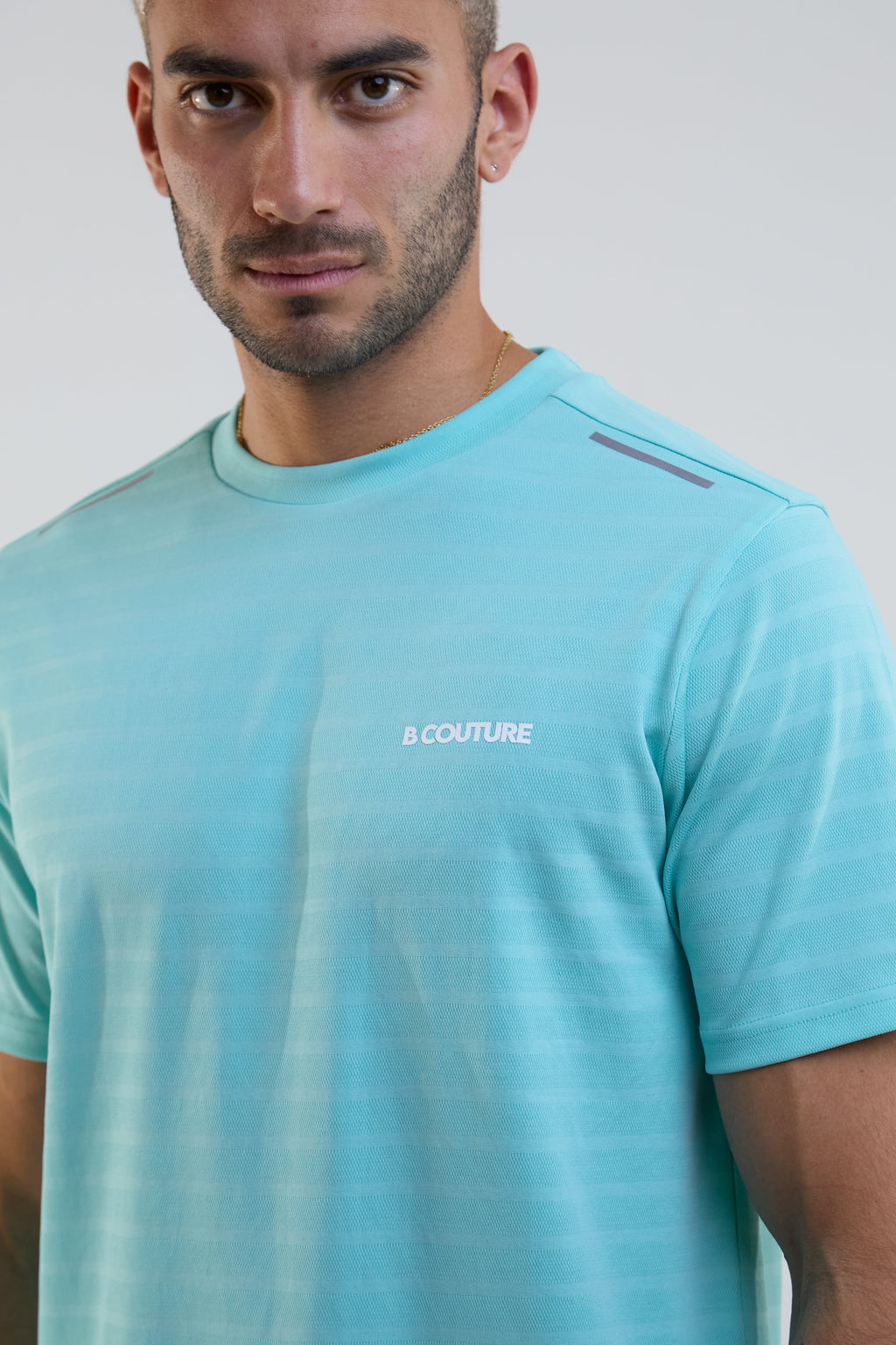 Velocity Gym Shorts & T-Shirt Set - Green/Grey