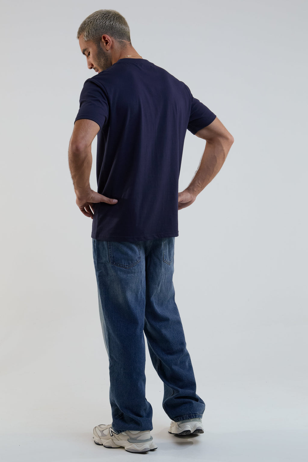 Southbank Loose Fit Rigid Denim Jeans - Antique Blue