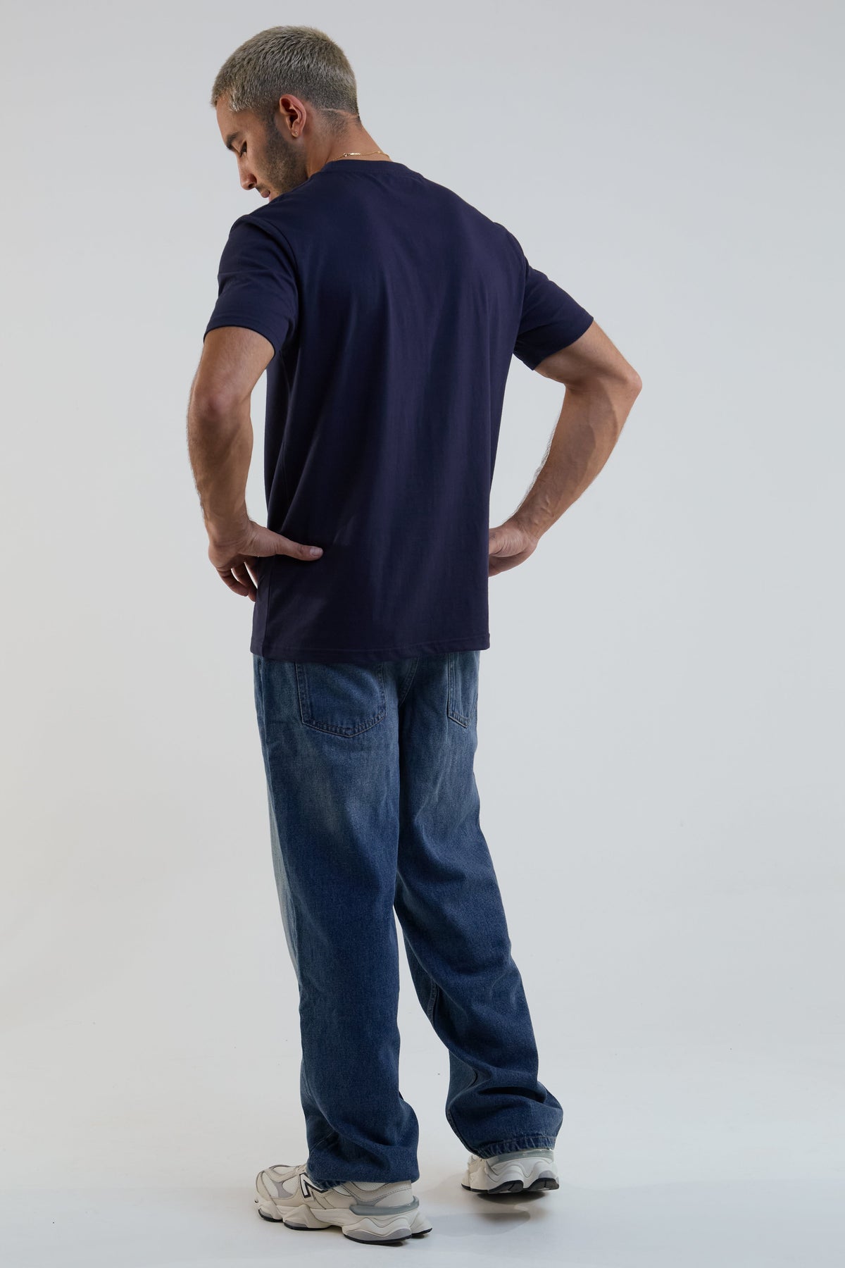 Southbank Loose Fit Rigid Denim Jeans - Antique Blue