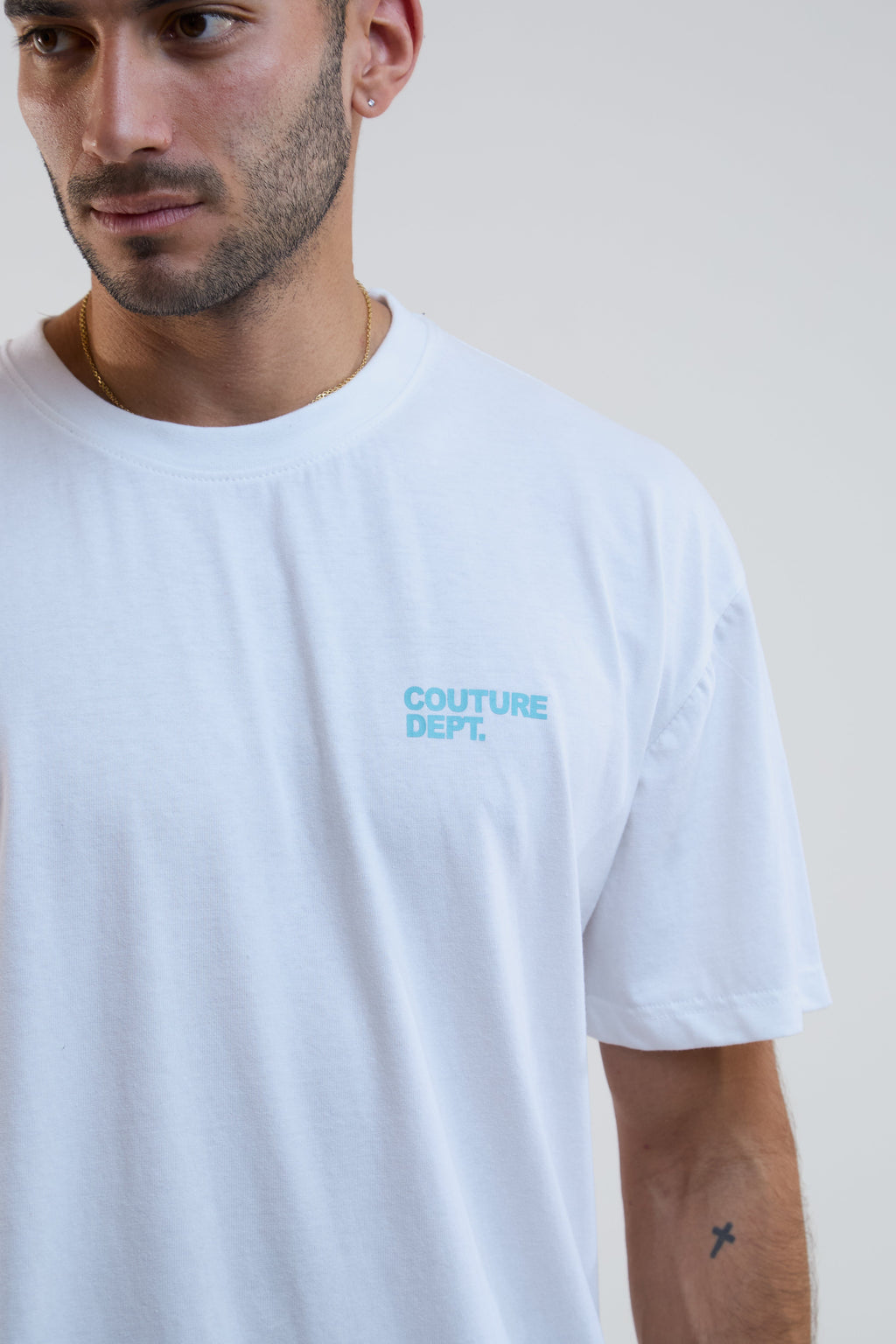 Refine Oversized Cotton T-Shirt - White