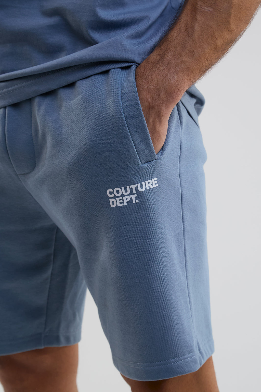 Newton Court Shorts & T-Shirt Set - Blue