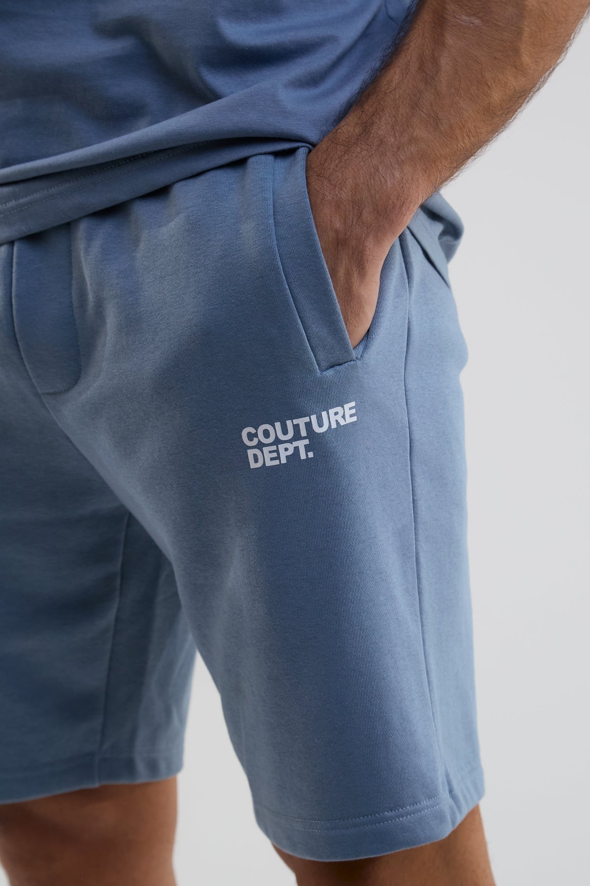 Newton Court Shorts & T-Shirt Set - Blue