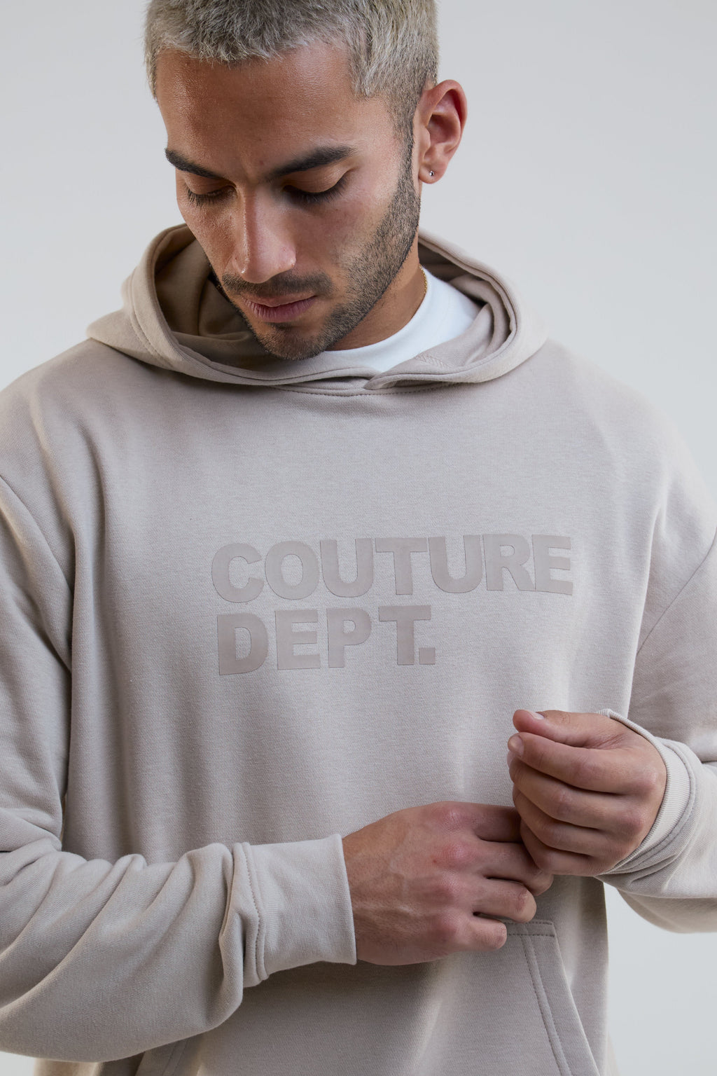 Horizon Shorts, Hoodie & T-Shirt Set - Stone/Black