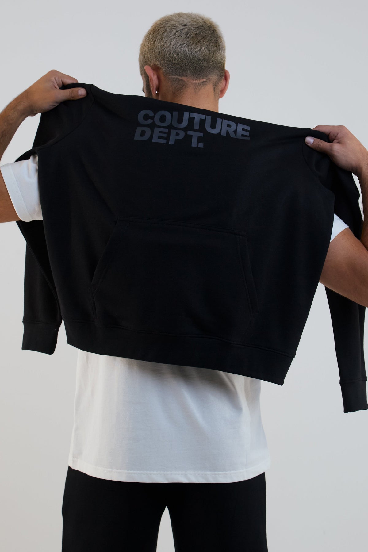 Horizon Shorts, Hoodie & T-Shirt Set - Black
