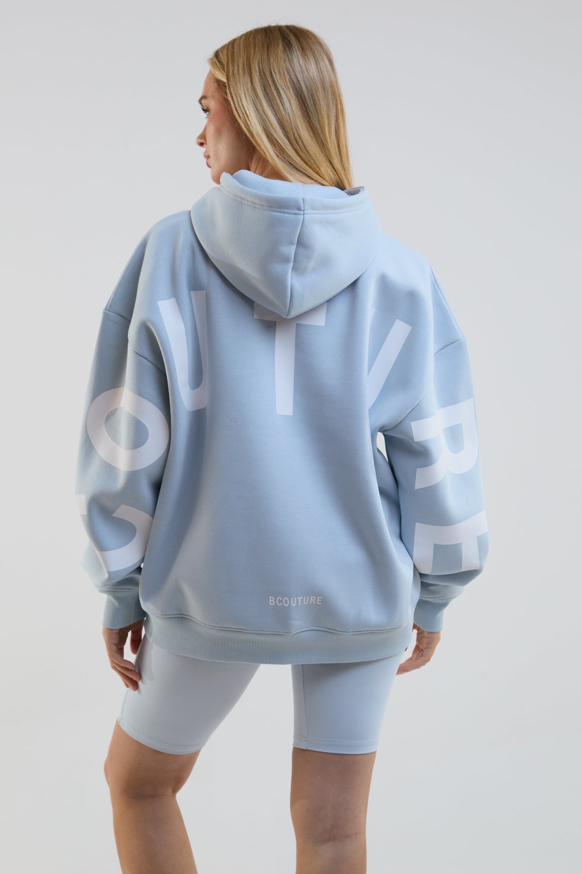 VXN Cycling Shorts, Hoodie & T-Shirt Set - Blue