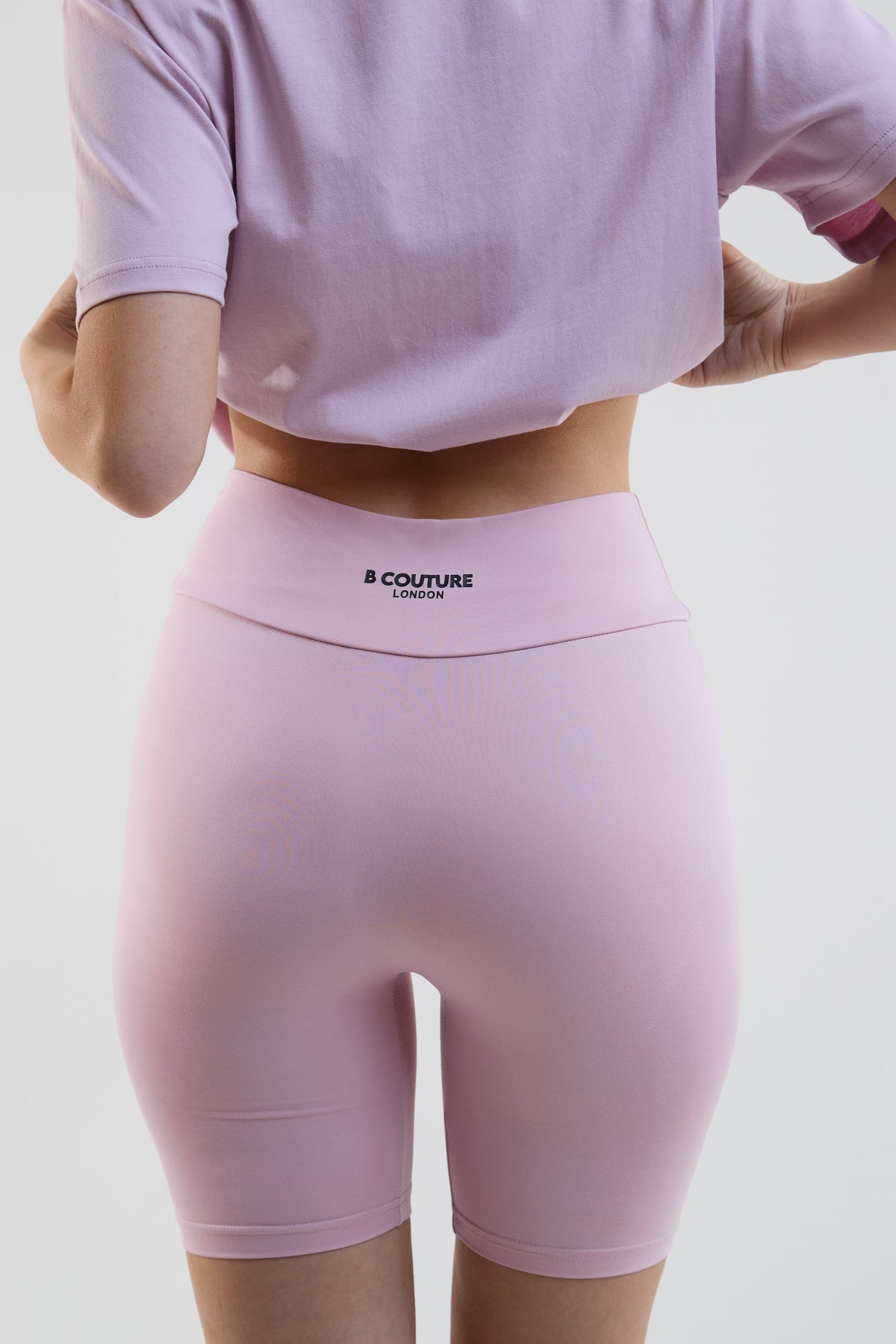 VXN Cycling Shorts, Hoodie & T-Shirt Set - Lilac