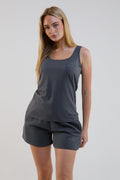 Sunset Sweat Shorts - Dark Grey