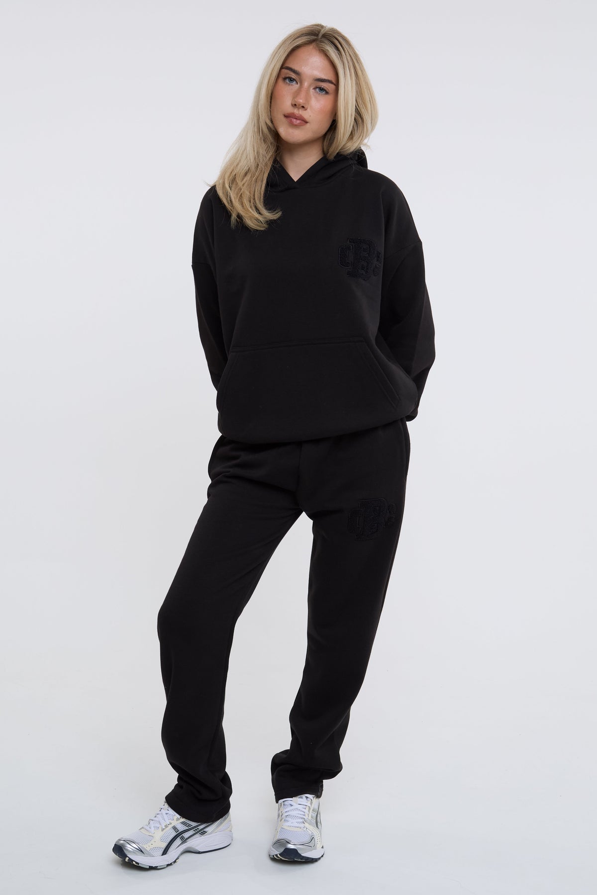 Serenity Fleece Tracksuit - Black