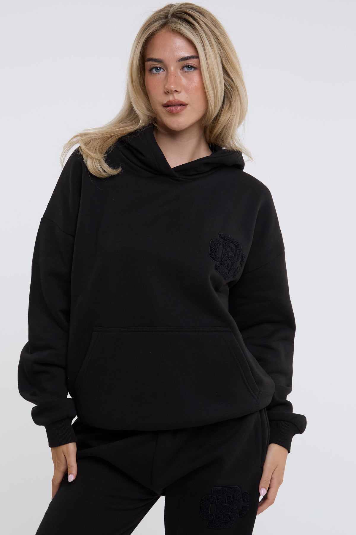 Serenity Fleece Tracksuit - Black