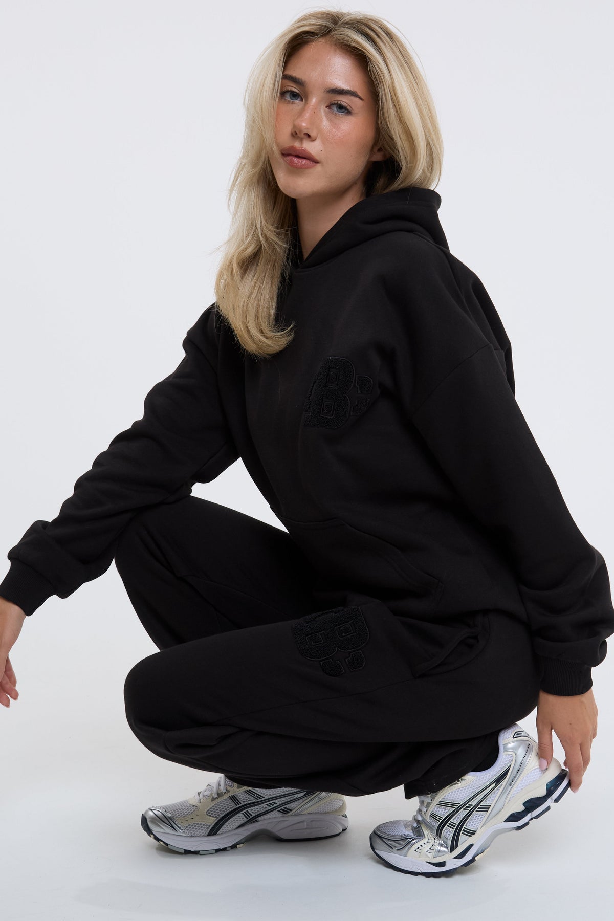 Serenity Fleece Tracksuit - Black