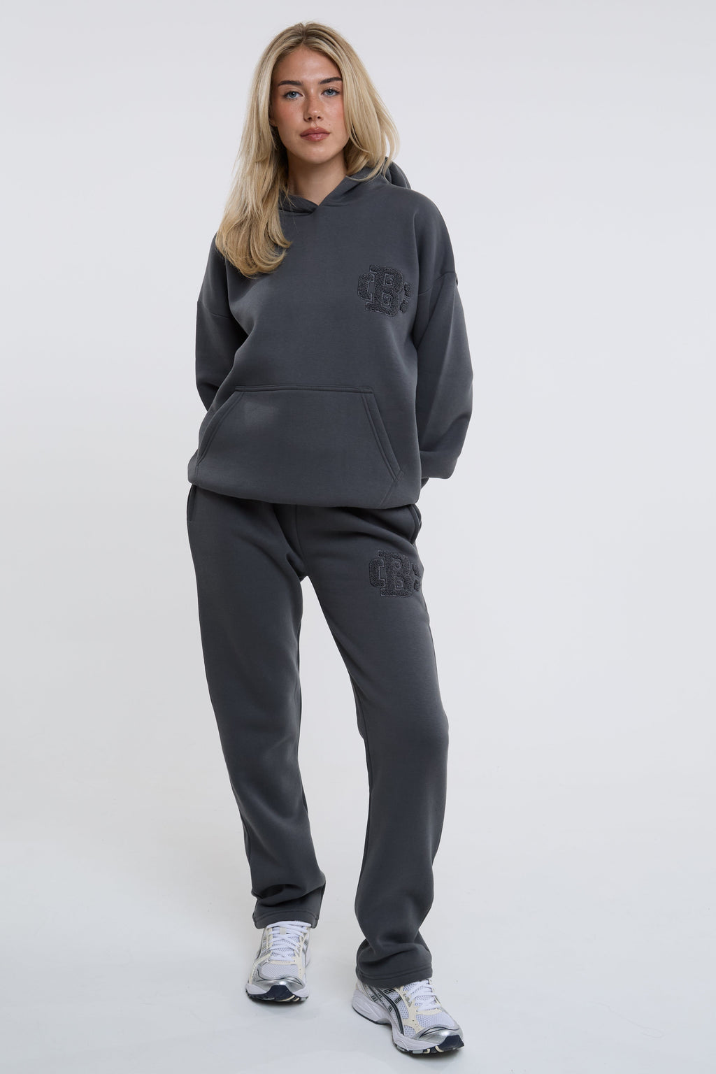 Serenity Fleece Tracksuit - Dark Grey