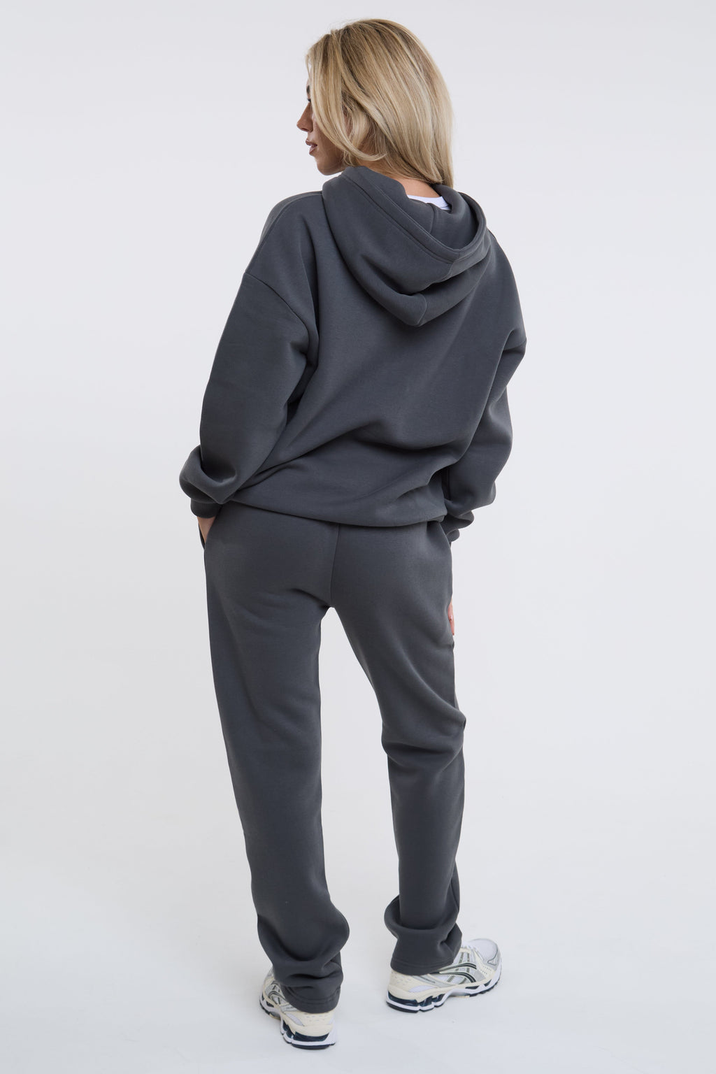 Serenity Fleece Tracksuit - Dark Grey