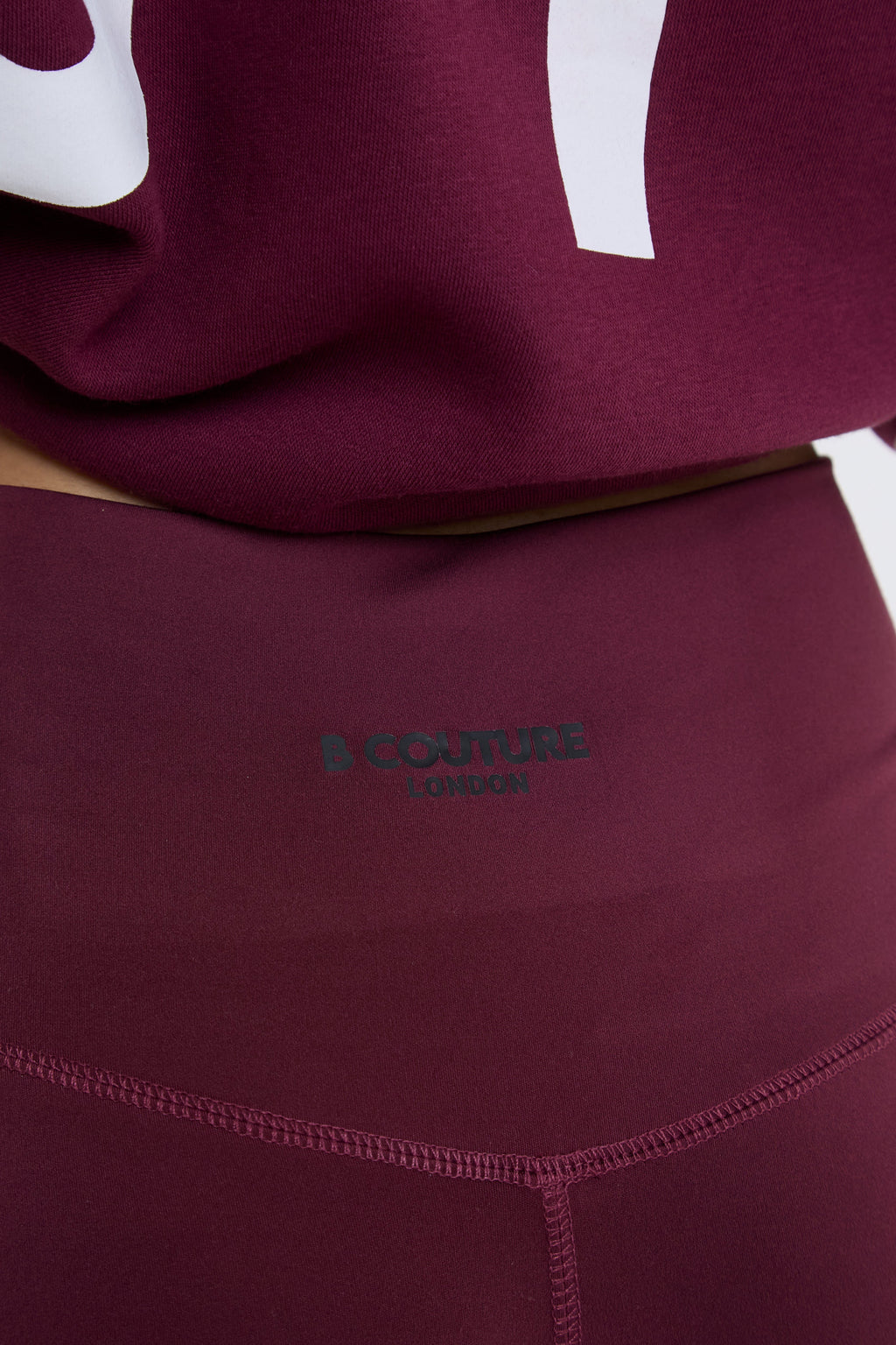 VXN Leggings & Hoodie Set - Burgundy