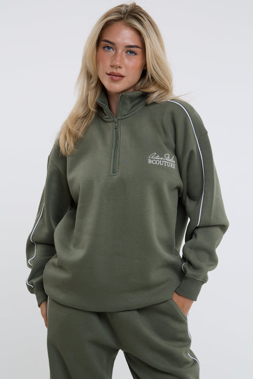 Active Studio Fleece Tracksuit - Midnight Clover