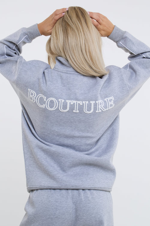 Active Studio Fleece Tracksuit - Grey Marl