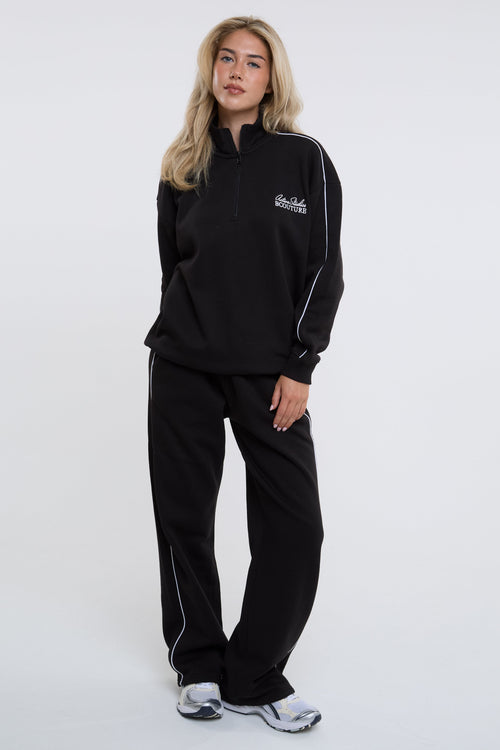 Active Studio Fleece Tracksuit - Black
