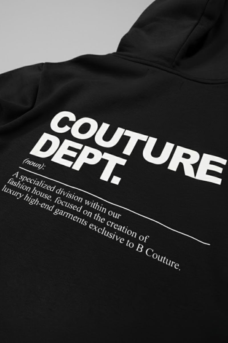 Couture Dept Fleece Tracksuit - Black