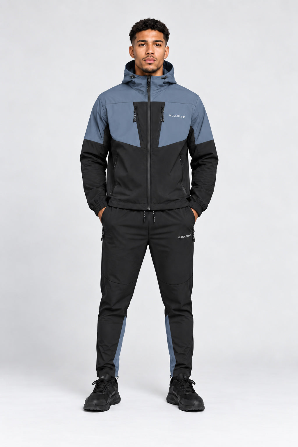 Air ProFabric Tracksuit - Black/Blue