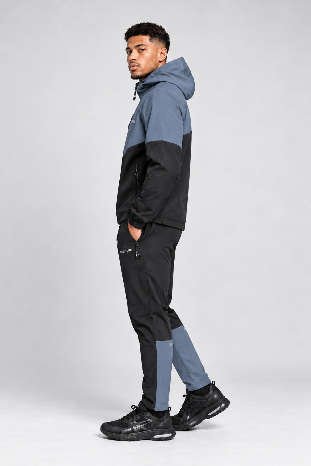 Air ProFabric Tracksuit - Black/Blue