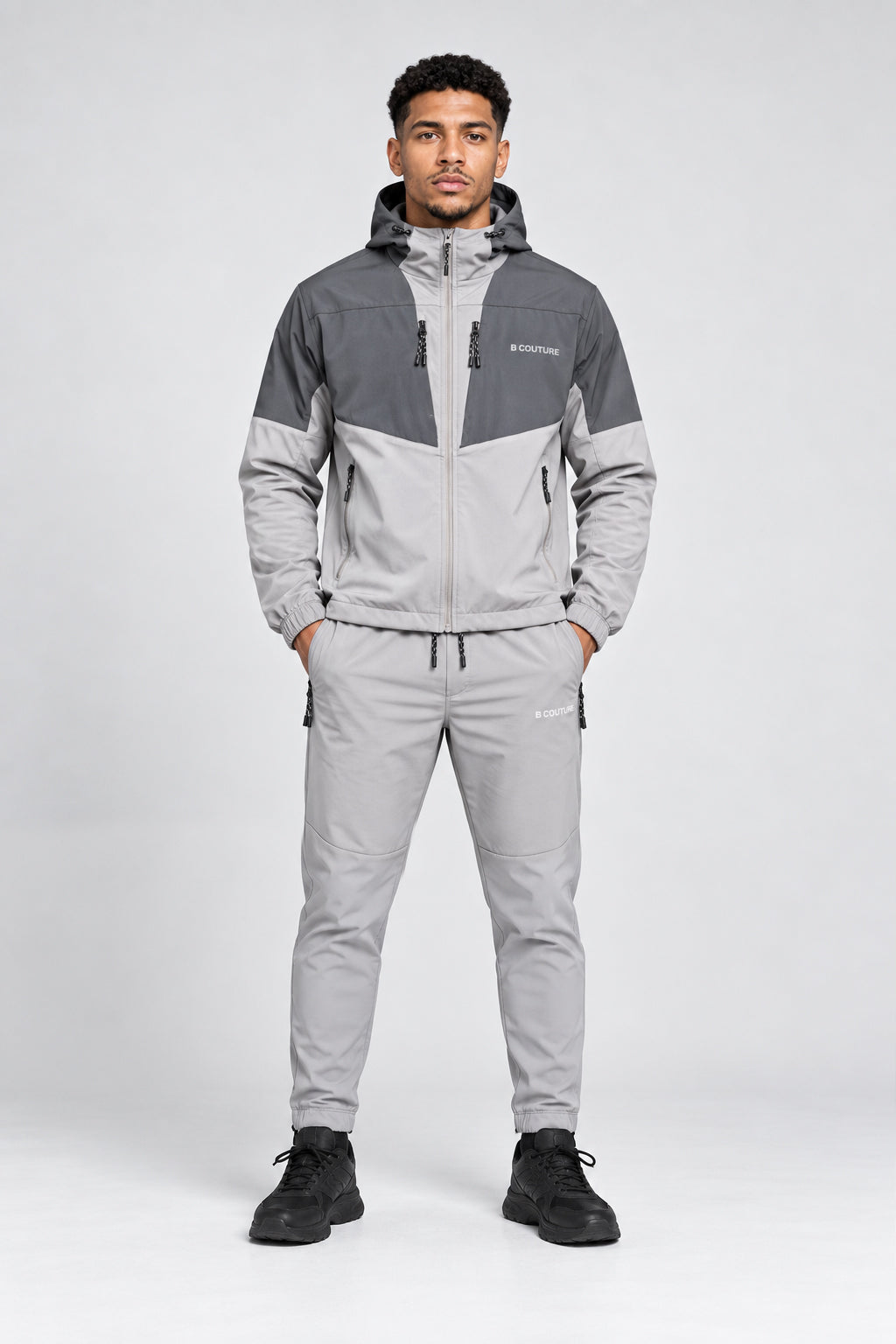 Air ProFabric Tracksuit - Grey/Charcoal