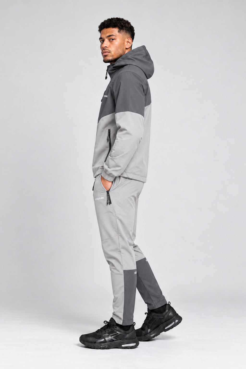 Air ProFabric Tracksuit - Grey/Charcoal