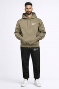 Heavyweight Oversized Couture Dept Hoodie - Khaki