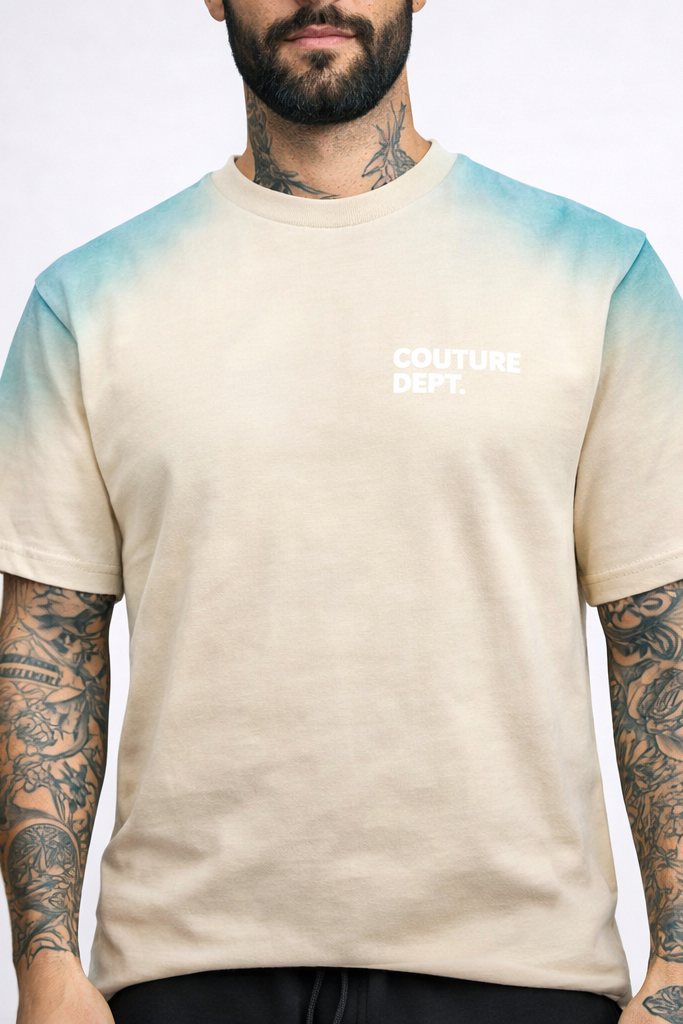 Heavyweight Oversized Couture Dept T-Shirt - Cream