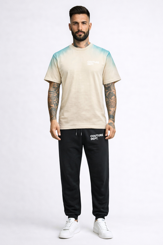 Heavyweight Oversized Couture Dept T-Shirt - Cream