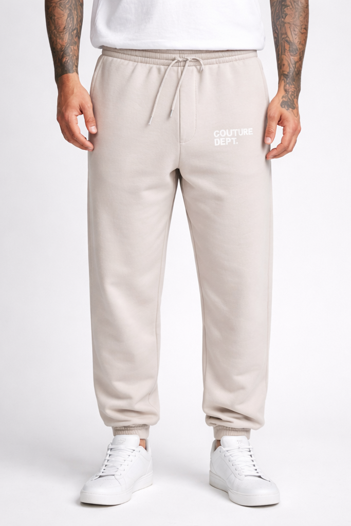 Heavyweight Oversized Couture Dept Joggers - Grey