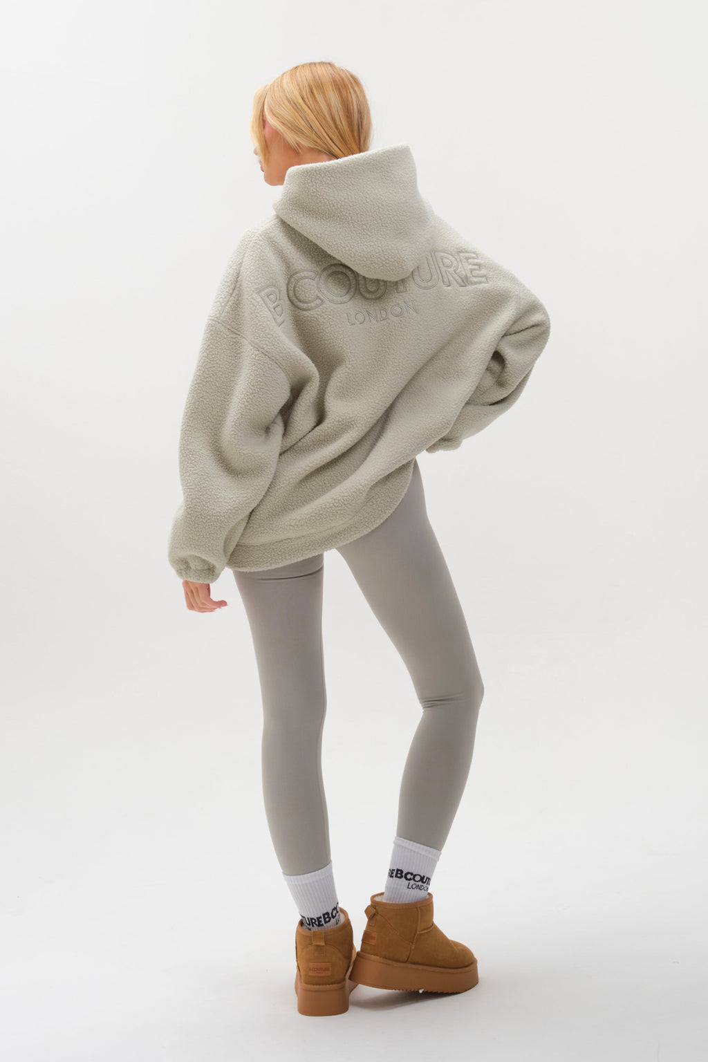 Isla Sherpa Hoodie & Leggings Set - Teal