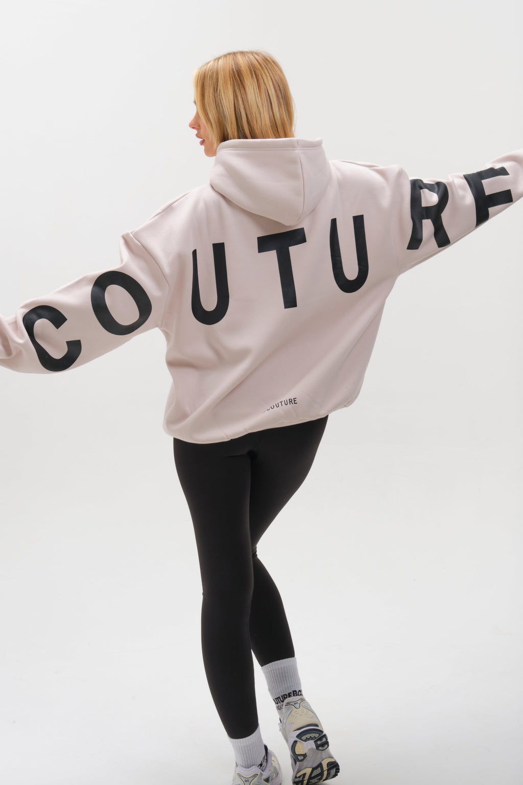 VXN Leggings & Hoodie Set - Stone