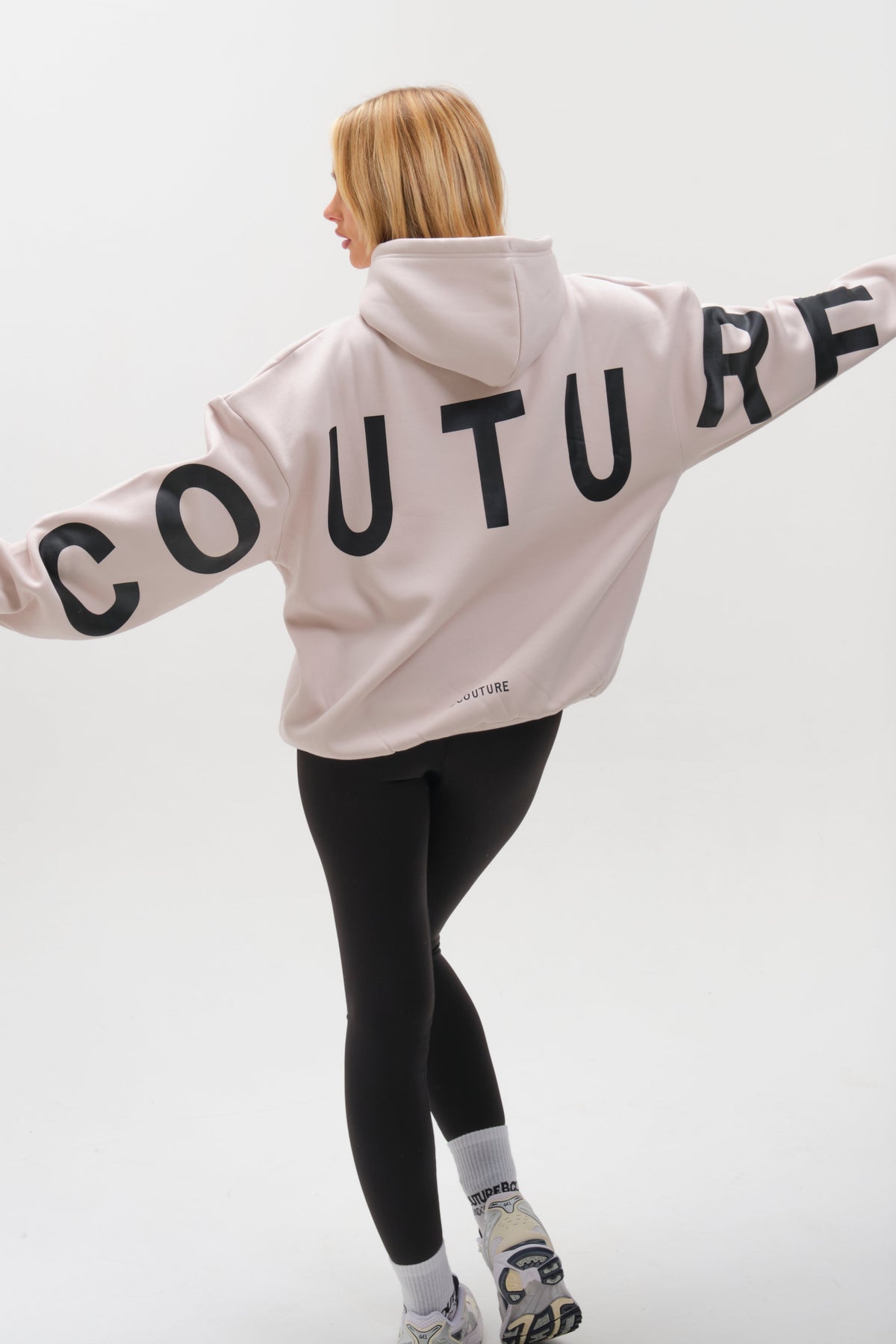 VXN Leggings & Hoodie Set - Stone