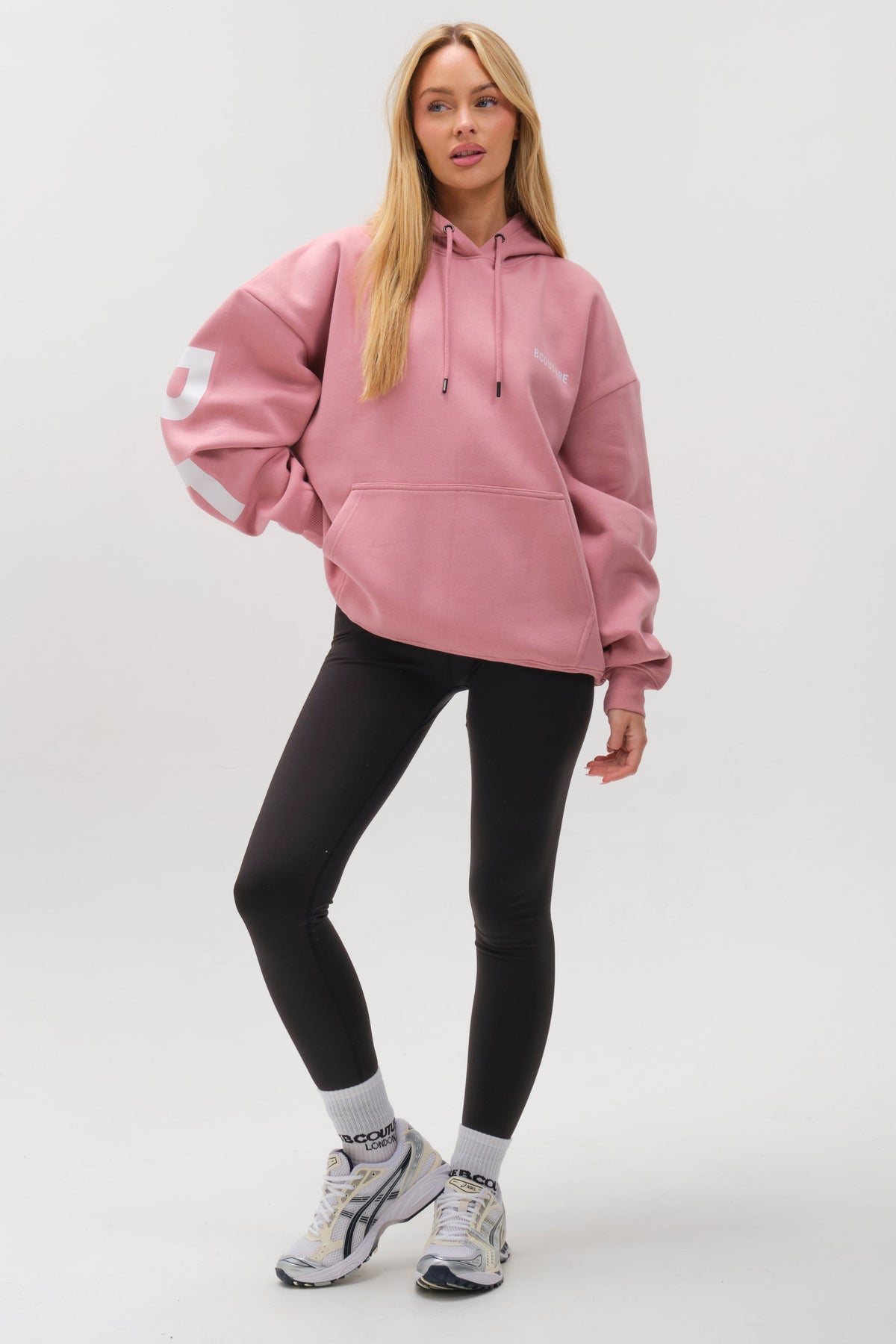 VXN Leggings & Hoodie Set - Dusty Pink