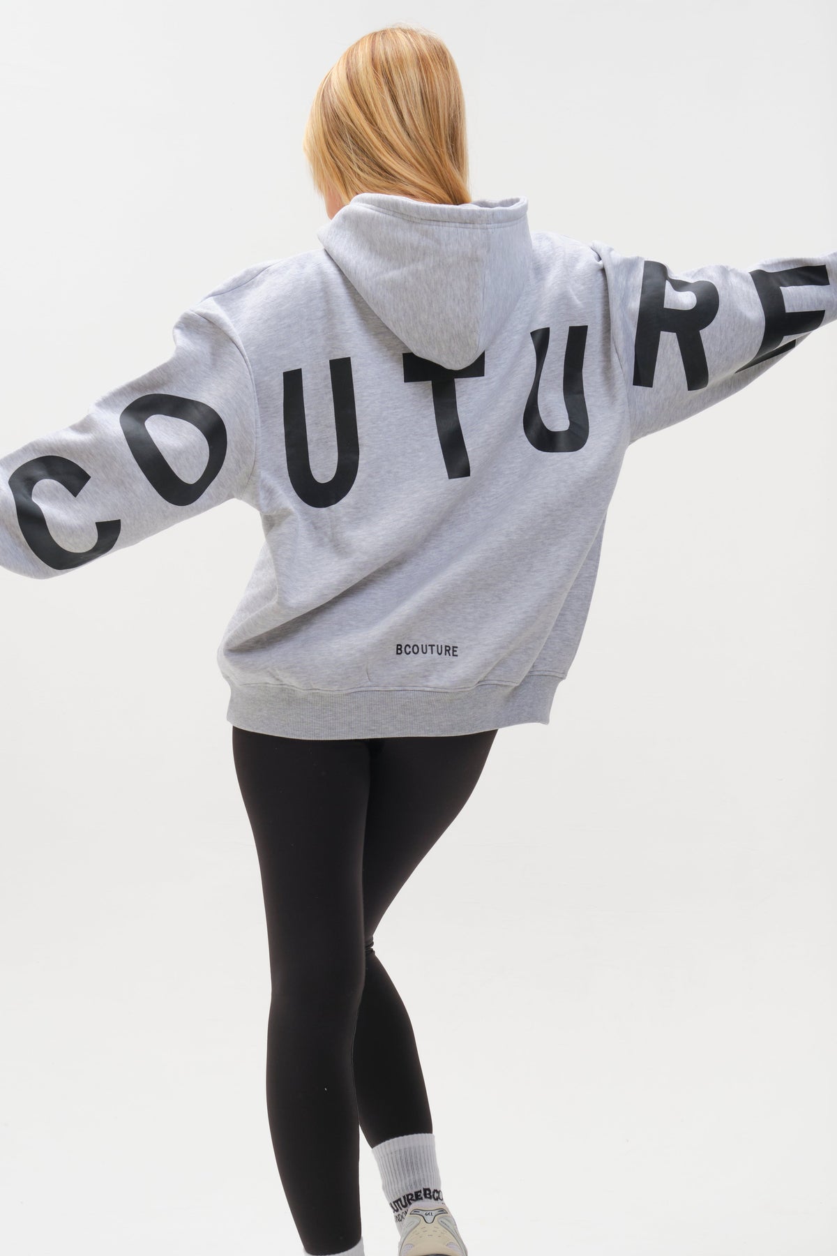 VXN Leggings & Hoodie Set - Grey