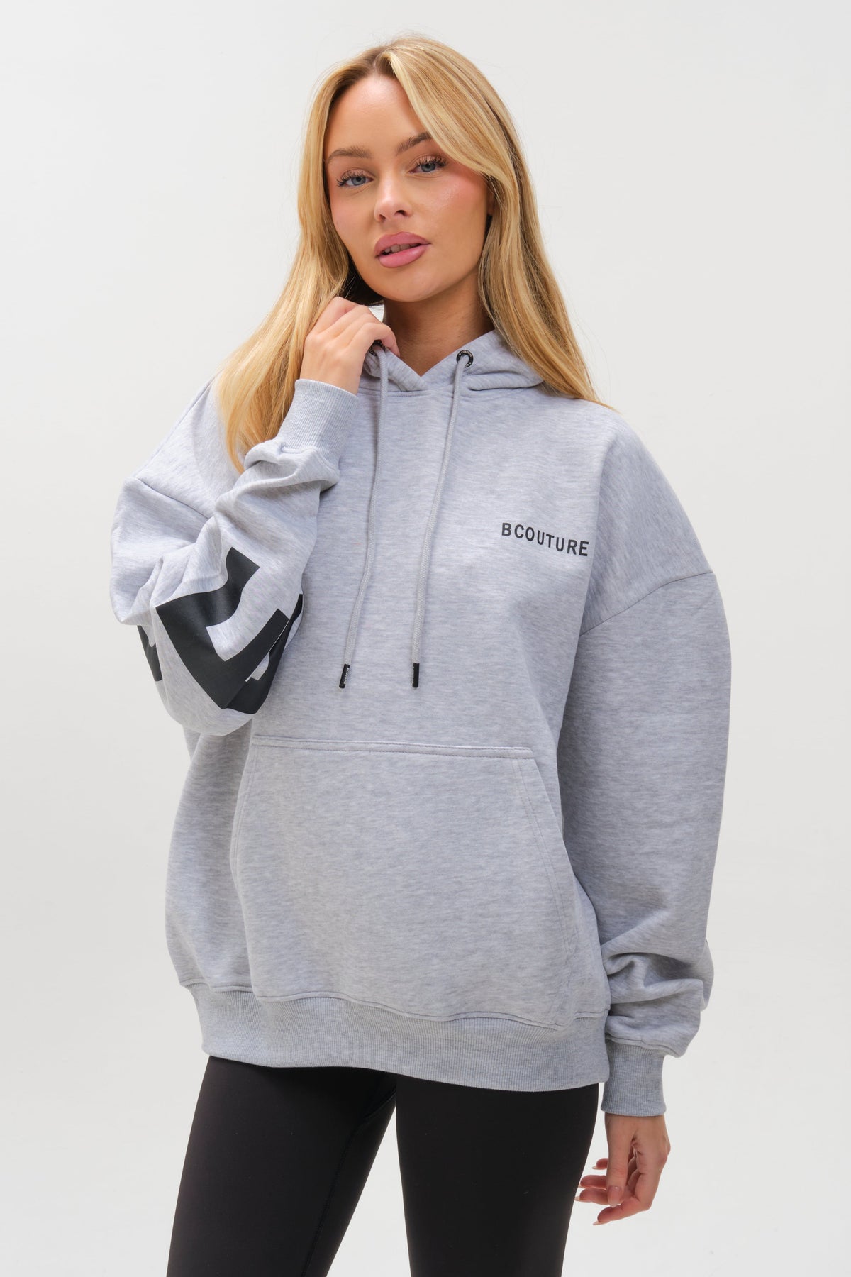 VXN Leggings & Hoodie Set - Grey